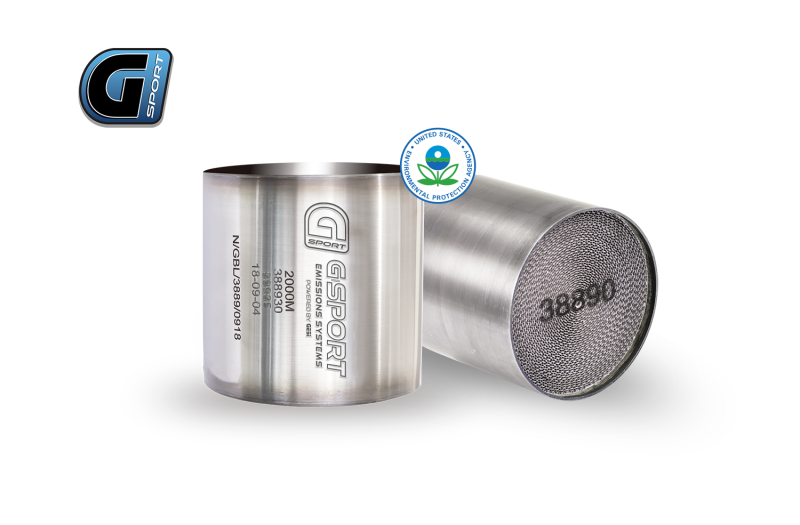 G-Sport Gen1 UHO EPA Compliant Catalytic Converter Core - 4.500" Body x 4.000" Long (85002)