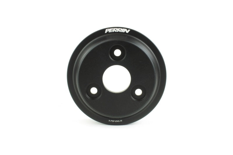 Perrin [22-25 WRX, 19-22 Forester, 20-22 Legacy, 21-22 Crosstrek] Lightweight Water Pump Pulley Black | PSP-ENG-112BK