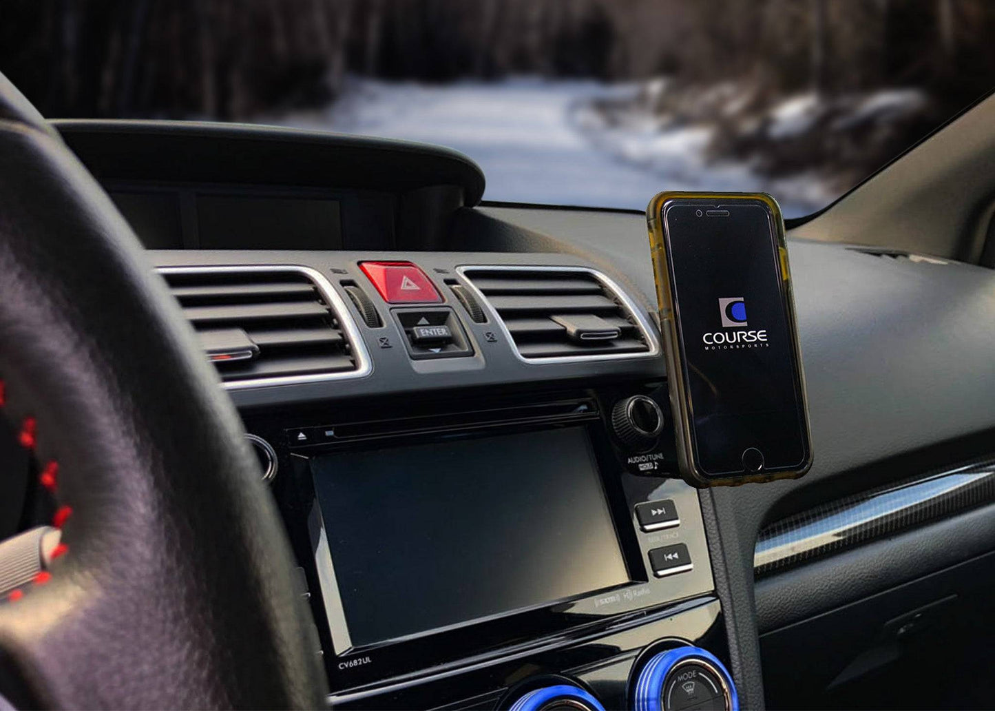 Direct Fit Phone Mount - Subaru WRX (2015-2021), Forester (2014-2018), Impreza (2012-2016), Crosstrek (2013- 2017)