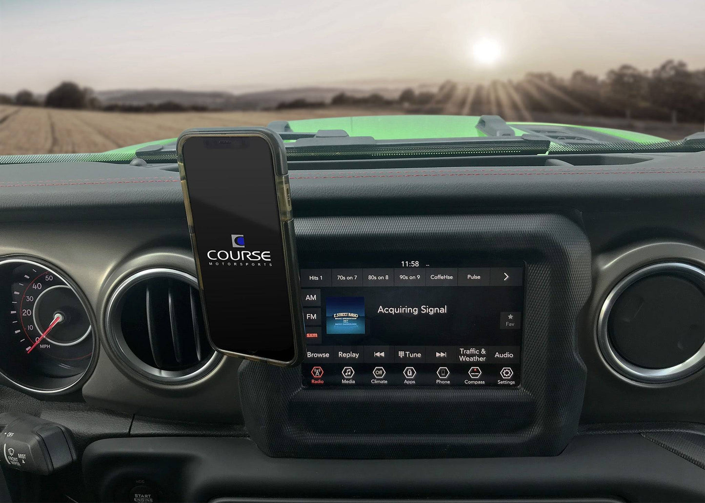 Direct Fit Phone Mount - Jeep Wrangler/Gladiator/Rubicon 2018 - 2023