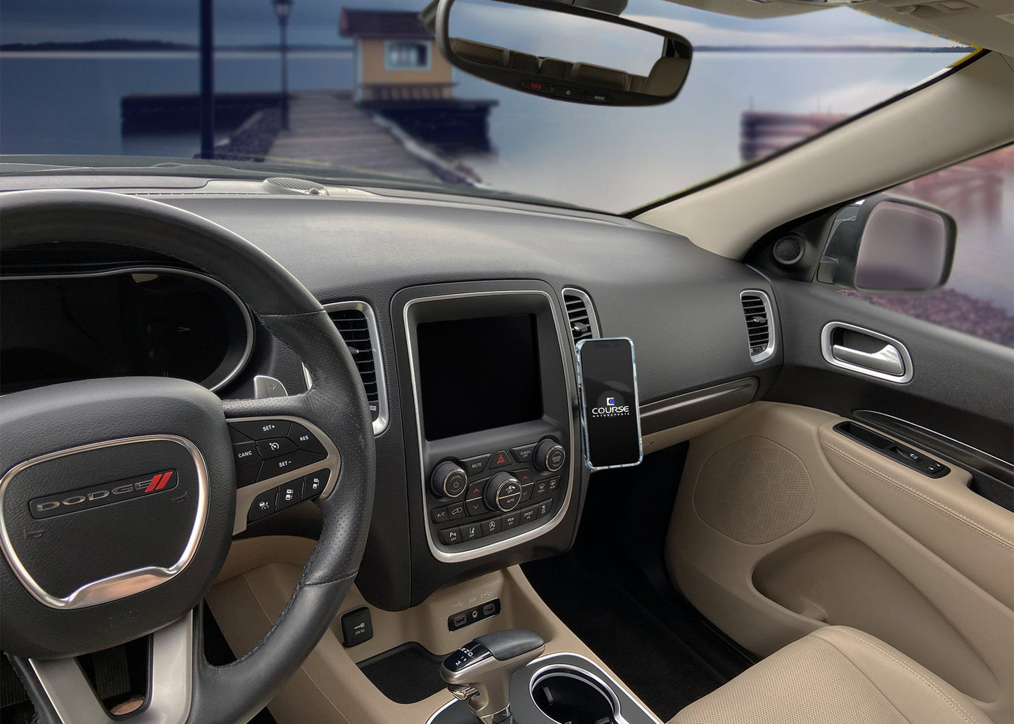 Direct Fit Phone Mount - Dodge Durango (2014-2020)