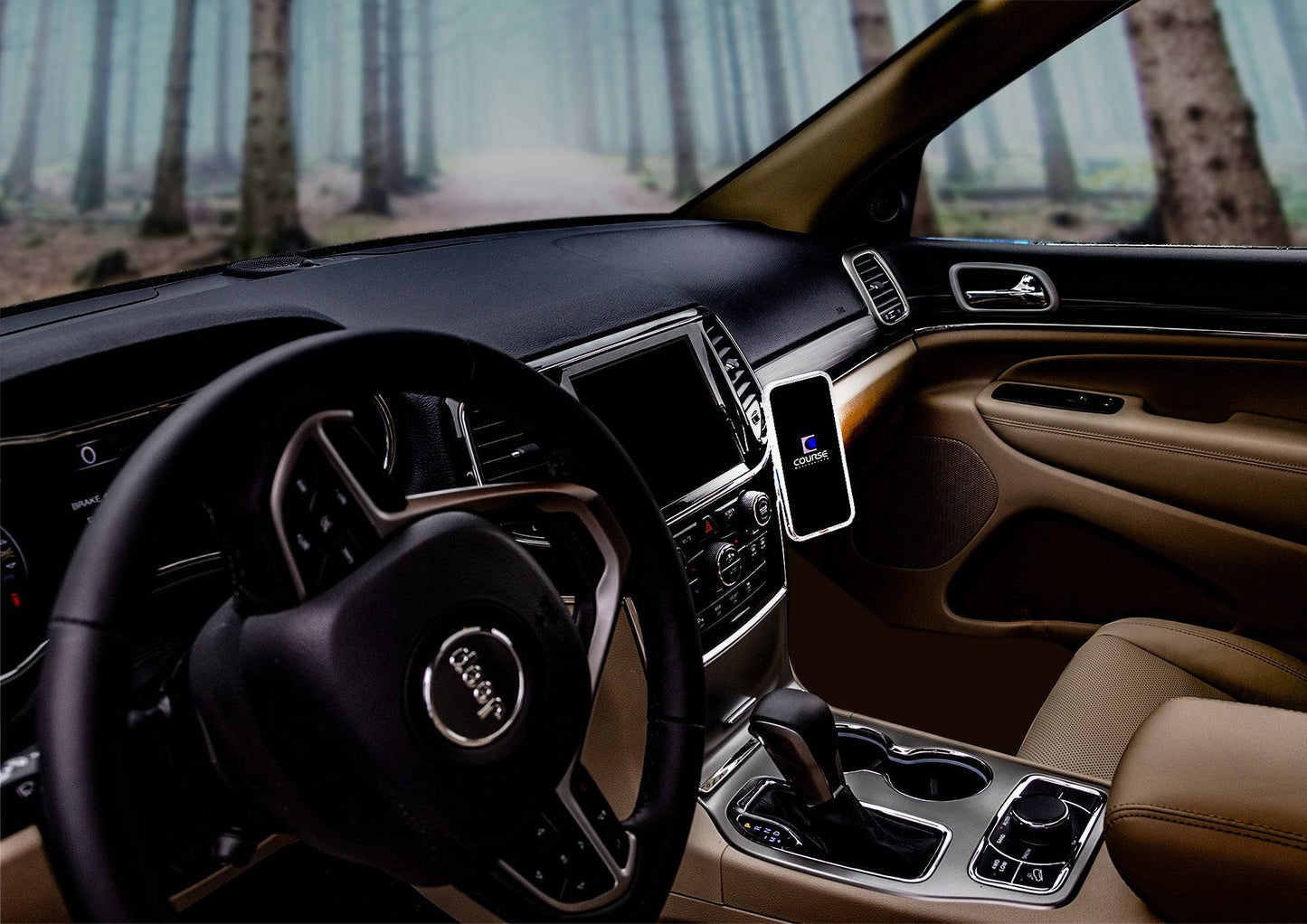 Direct Fit Phone Mount - Jeep Grand Cherokee  WK2 (2011 - 2023)