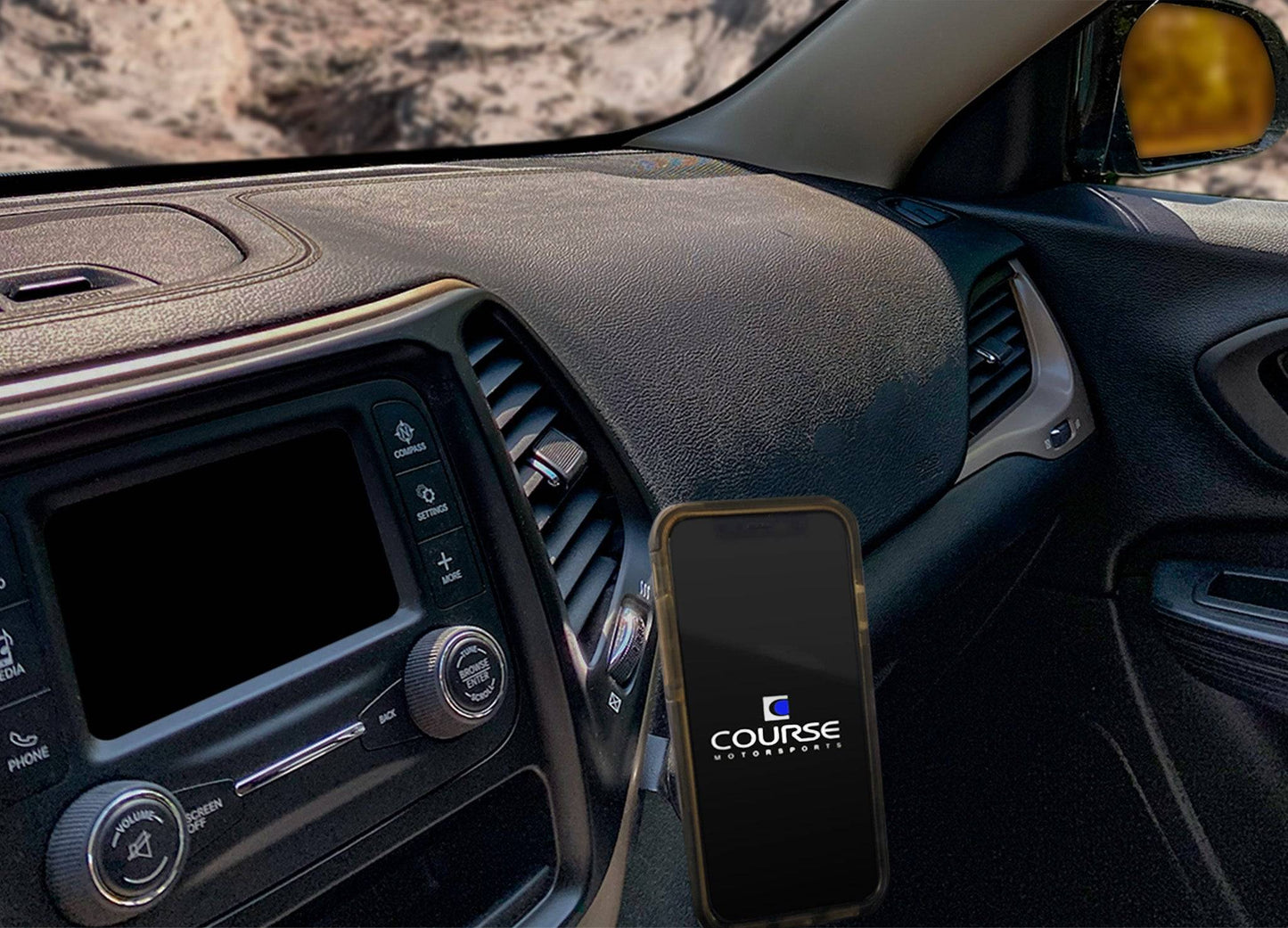 Direct Fit Phone Mount - Jeep Cherokee (2014-2023)