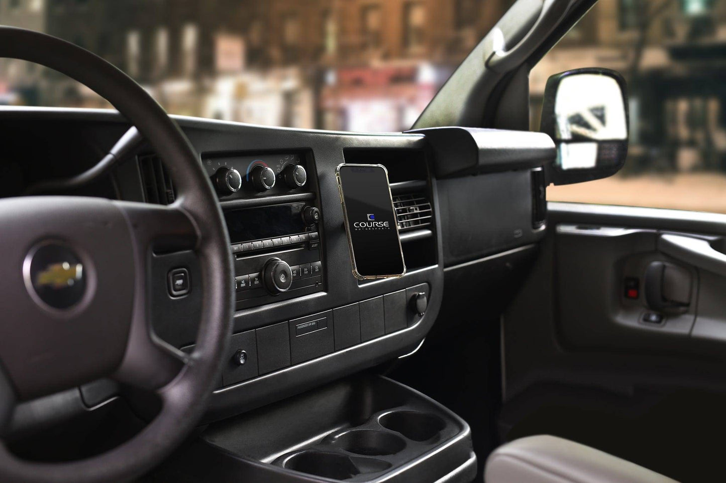 DirectFit Phone Mount: Chevrolet Express (2003-Present), GMC Savana (2003-Present)