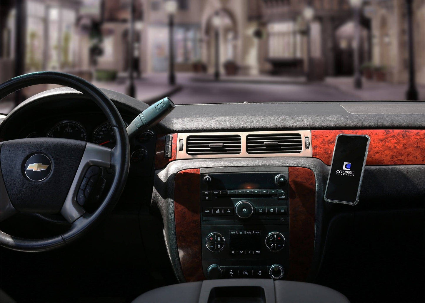 DirectFit Phone Mount: Chevrolet Suburban, Tahoe, GMC Yukon, Avalanche, Silverado & Sierra Variants (2007-2014)