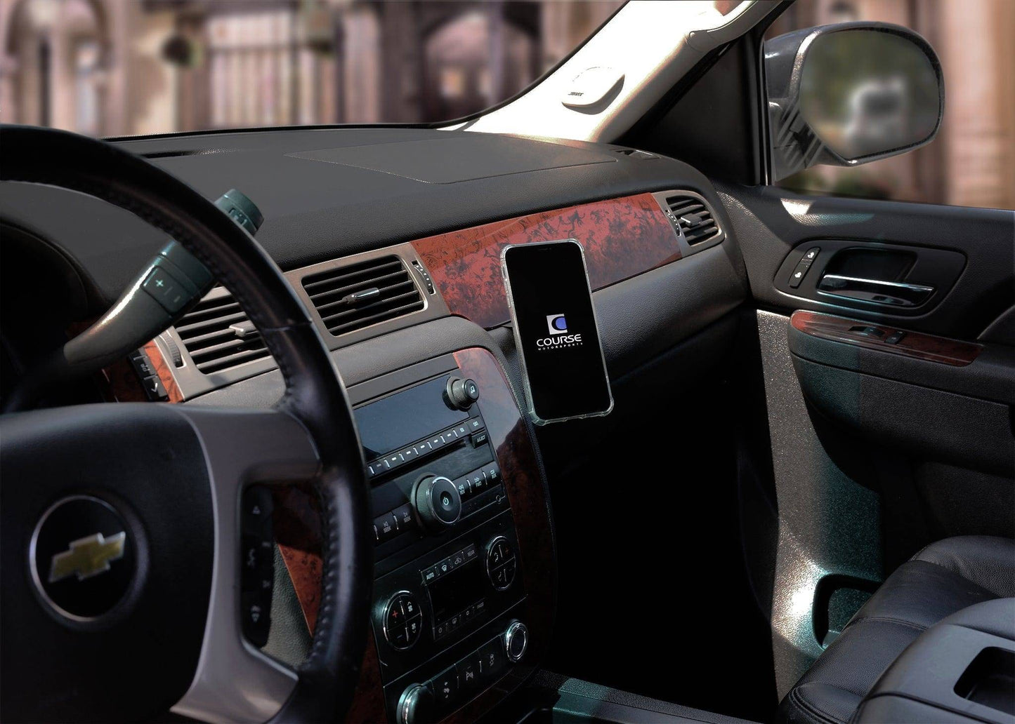 DirectFit Phone Mount: Chevrolet Suburban, Tahoe, GMC Yukon, Avalanche, Silverado & Sierra Variants (2007-2014)