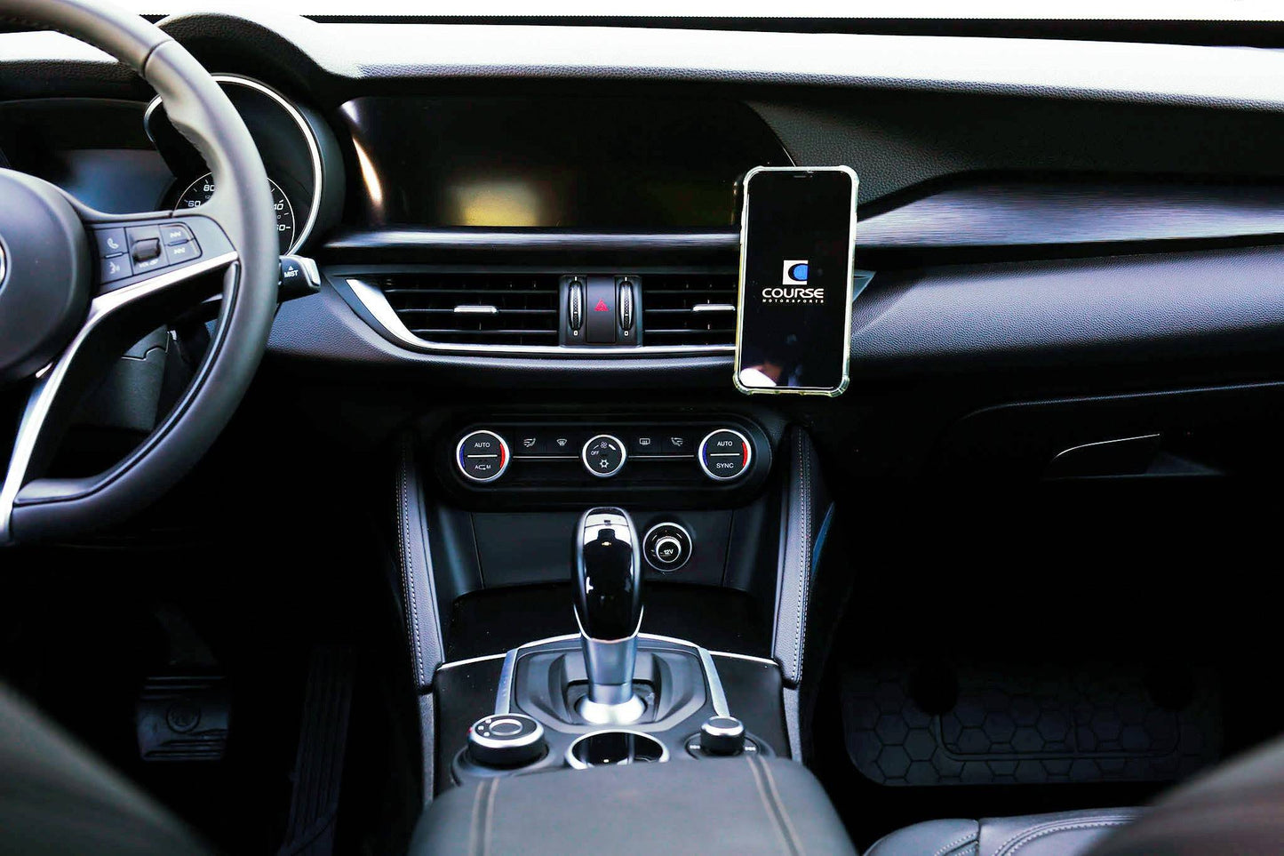 Direct Fit Phone Mount: Alfa Romeo Stelvio (2016-Present)