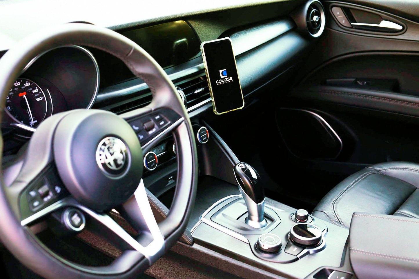 Direct Fit Phone Mount: Alfa Romeo Stelvio (2016-Present)