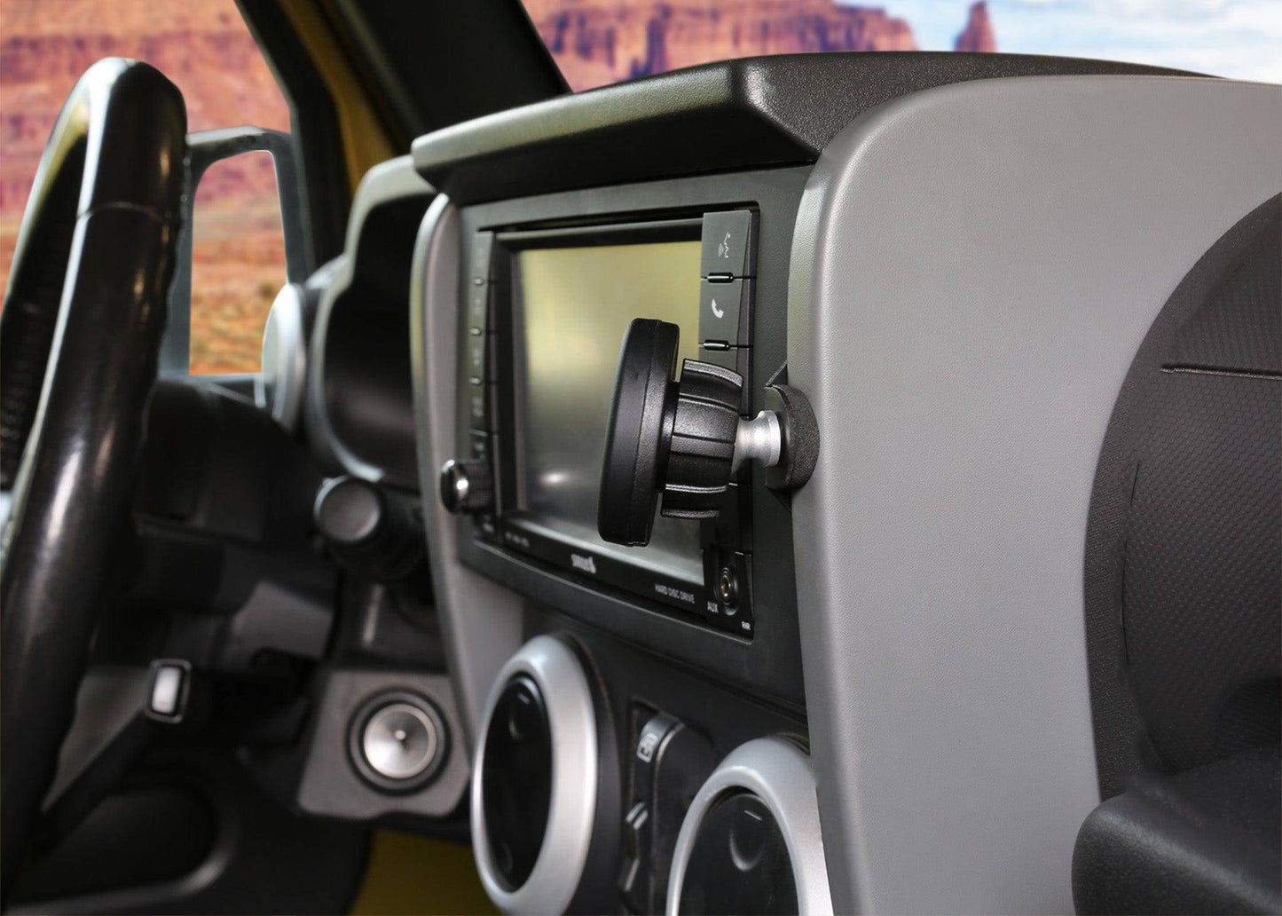 DirectFit Phone Mount: Jeep Wrangler (2007-2010)