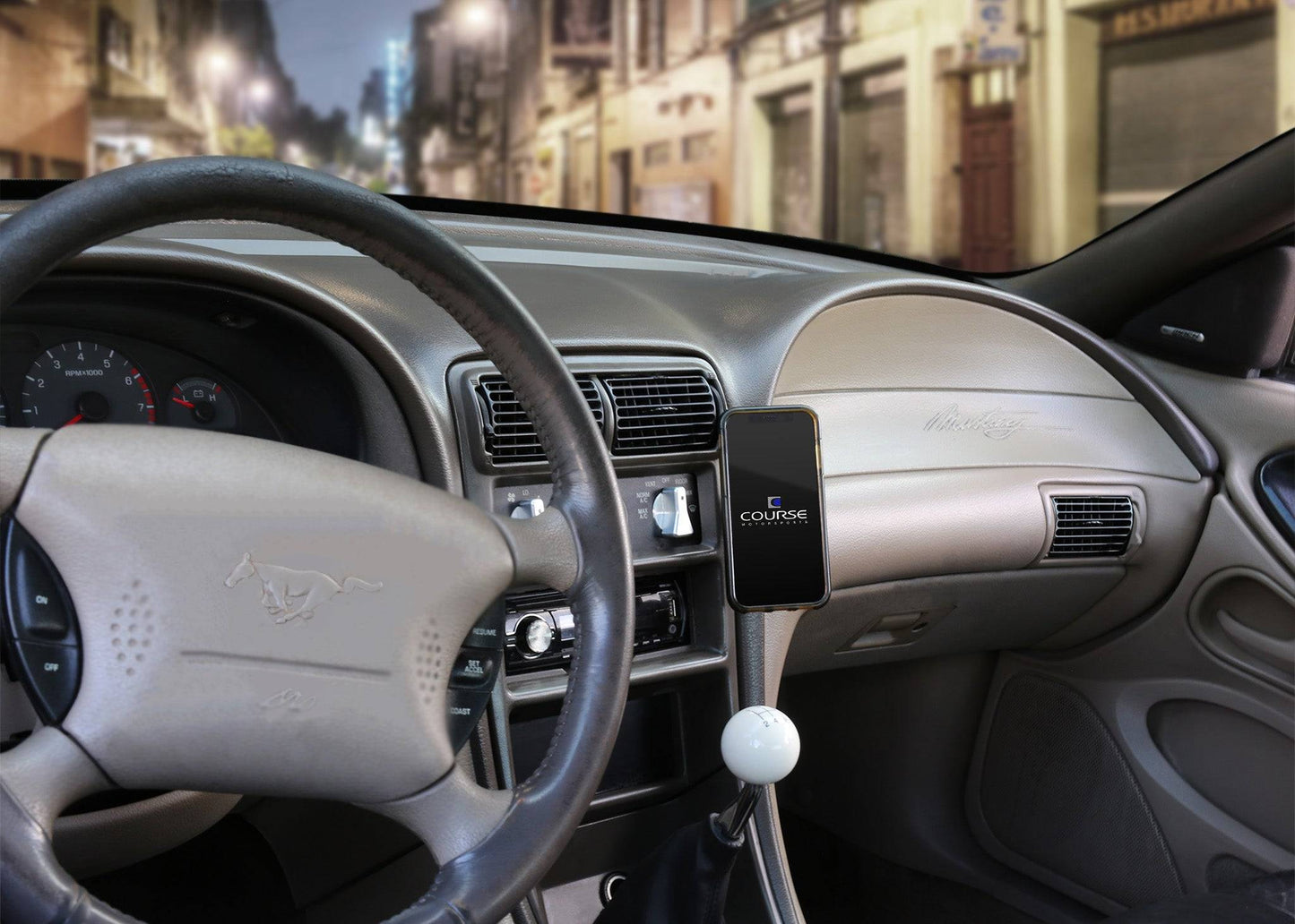 Direct Fit Phone Mount: Ford Mustang, Mustang GT, SVT Cobra, SVT Cobra R, Mach 1 (1994-2004)