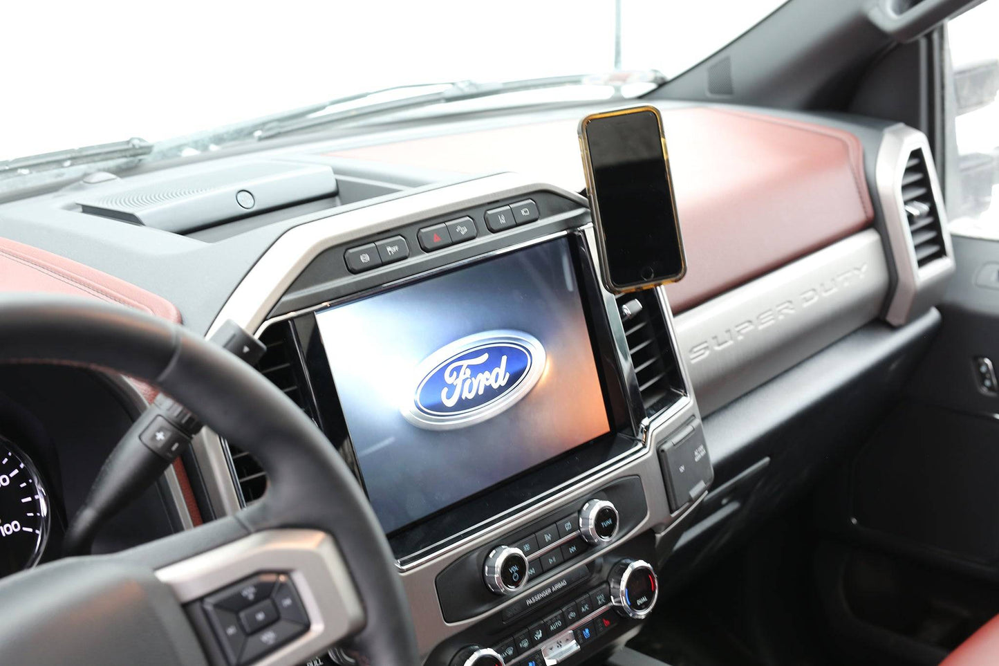 Direct Fit Phone Mount - Ford Super Duty (2022 with Sync 4)