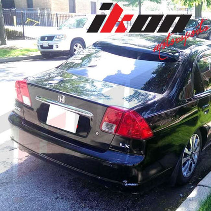 2001-2005 Honda Civic EM2 4Dr Roof Spoiler Sun Window Spoiler Rain Gua