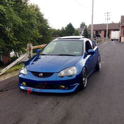 2002-2004 Acura RSX Front Lip Mugen Style Unpainted Lip Spoiler PU