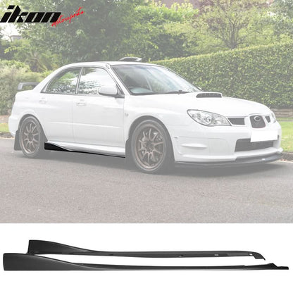 2002-2007 Subaru Impreza WRX STI CS Style 2PC Side Skirt Extension PP