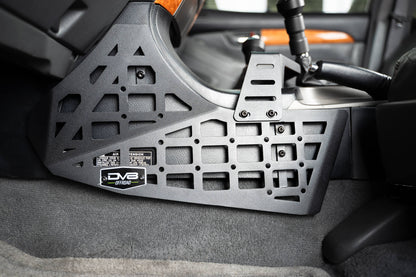 Driver side of the 2003-2009 Lexus GX 470 Center Console Molle Panels & Digital Device Bridge