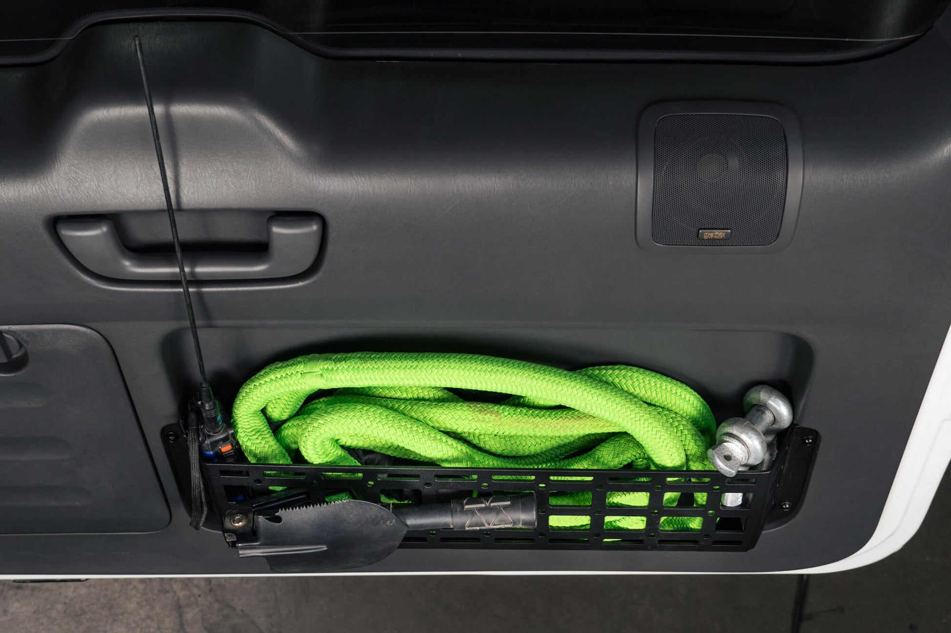 Storing items in the 2003-2009 Lexus GX 470 Molle Door Pocket Cargo Net Replacement