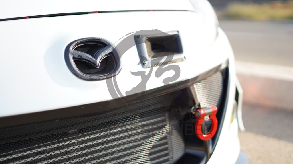 2003-2015 Mazda3/Mazda6 Carbon Fiber Front Emblem Replacement