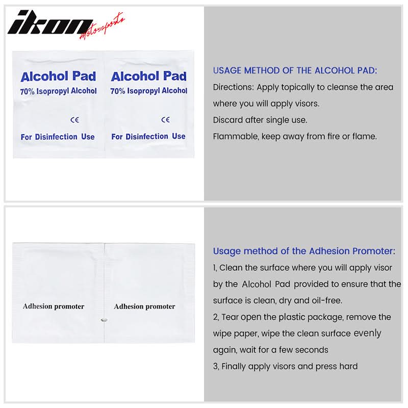 2004-2012 Chevy Colorado GMC Canyon Extended Cab Visor Windows Acrylic