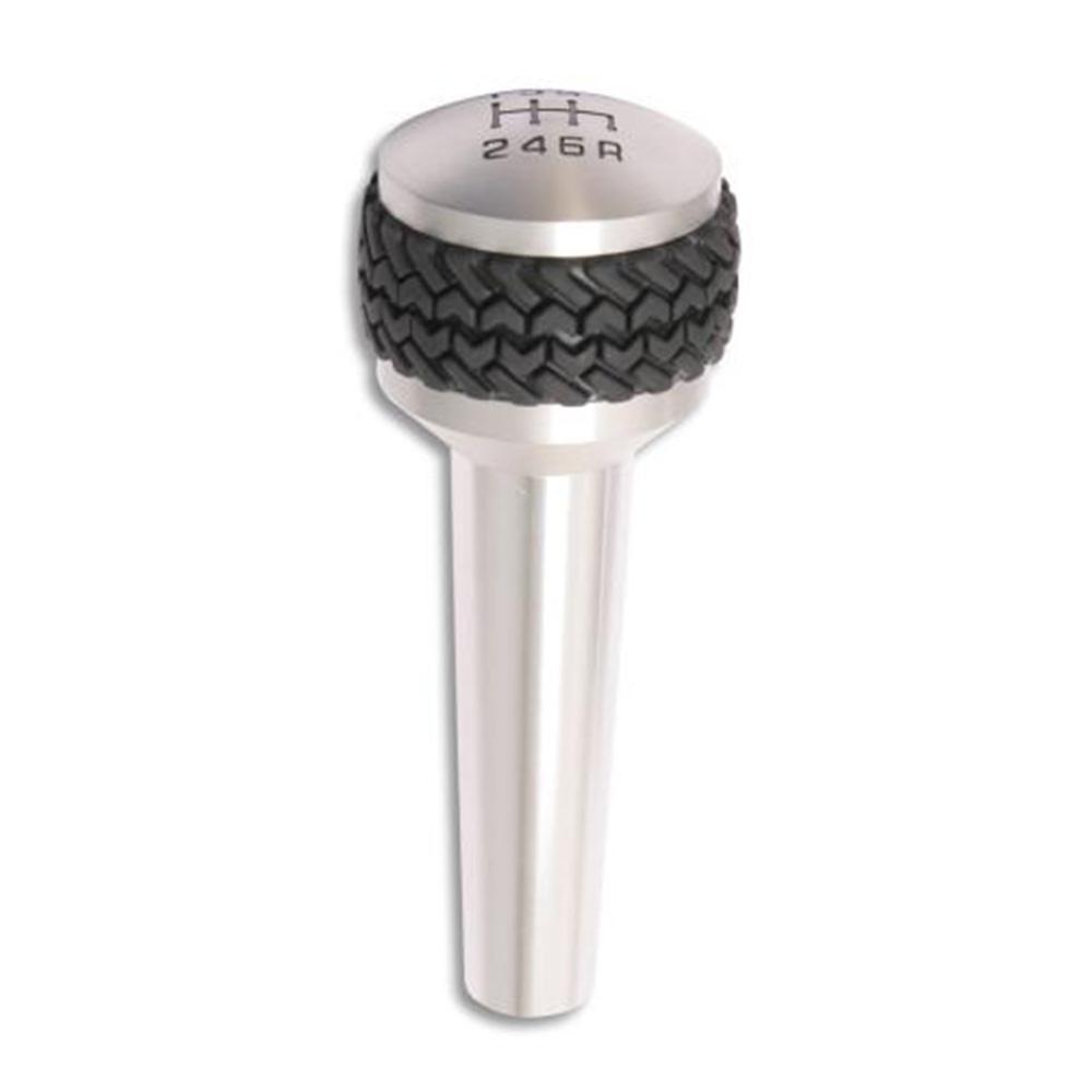 2005-06 Jeep TJ & 2007-10 JK 6-Speed Shift Knob | Silver-DV8 Offroad