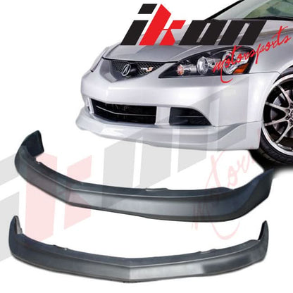 2005-2006 Acura RSX DC5 MU Style Unpainted Black Front Bumper Lip PU