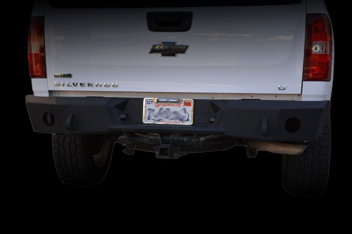 2007-13 Chevy Silverado 1500 Steel Rear Bumper-DV8 Offroad