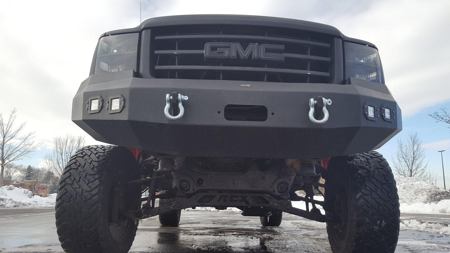 2007-13 GMC Sierra 1500 Steel Front Bumper-DV8 Offroad