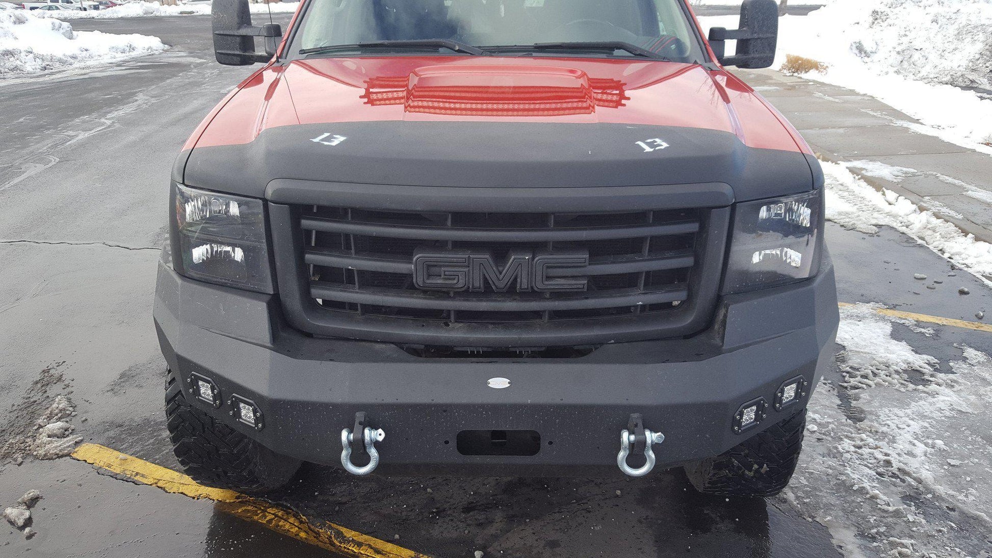 2007-13 GMC Sierra 1500 Steel Front Bumper-DV8 Offroad