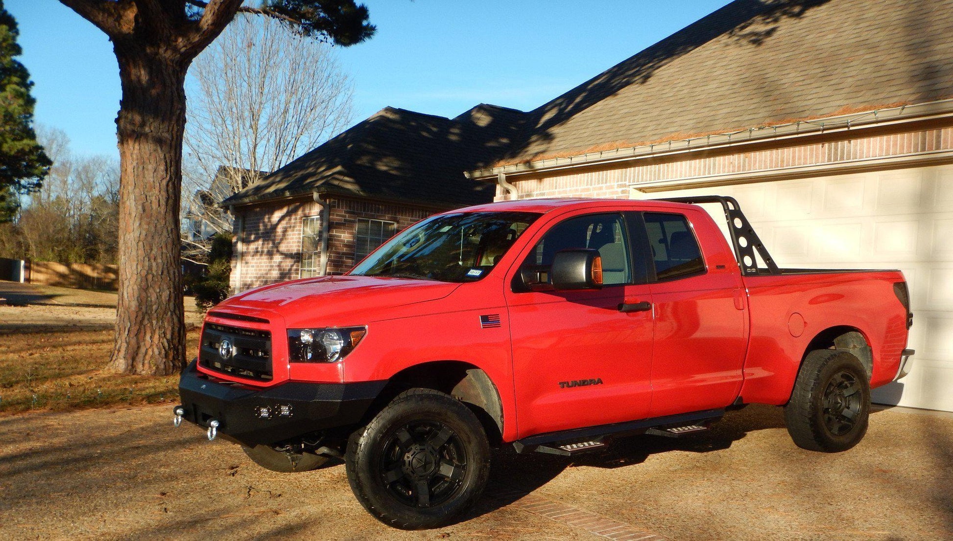 2007-13 Toyota Tundra Steel Front Bumper-DV8 Offroad