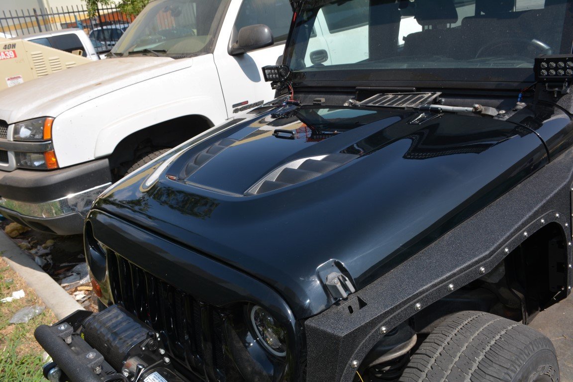 2007-18 Jeep JK 10th Anniversary Hood-DV8 Offroad