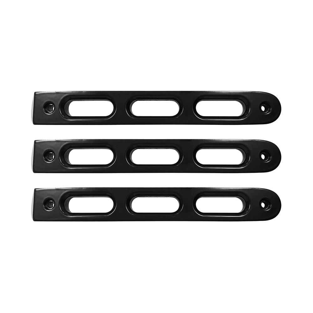 2007-18 Jeep JK 2 Door Handle Inserts | 3 pcs | Black-DV8 Offroad