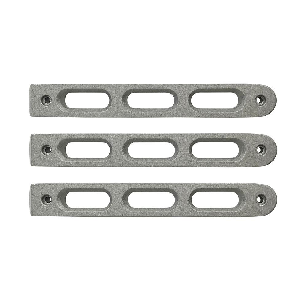 2007-18 Jeep JK 2 Door Handle Inserts | 3 pcs | Silver-DV8 Offroad