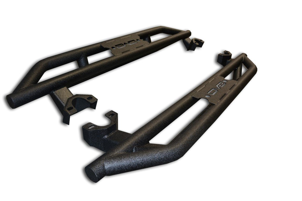 2007-18 Jeep JK 2 Door Tri-Bar Rock Sliders with Step-DV8 Offroad