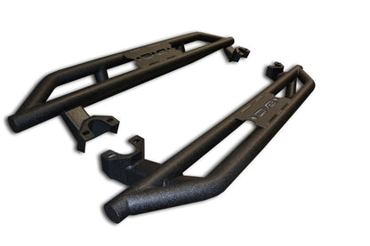 2007-18 Jeep JK 2 Door Tri-Bar Rock Sliders with Step-DV8 Offroad