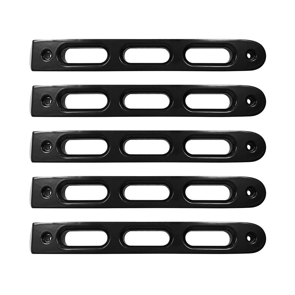 2007-18 Jeep JK 4 Door Handle Inserts | 5 pcs | Black-DV8 Offroad