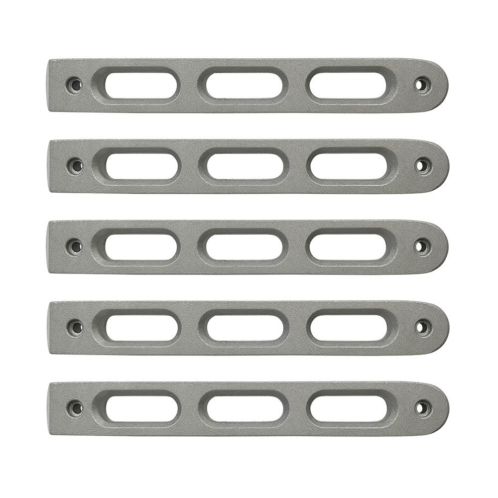 2007-18 Jeep JK 4 Door Handle Inserts | 5 pcs | Silver-DV8 Offroad