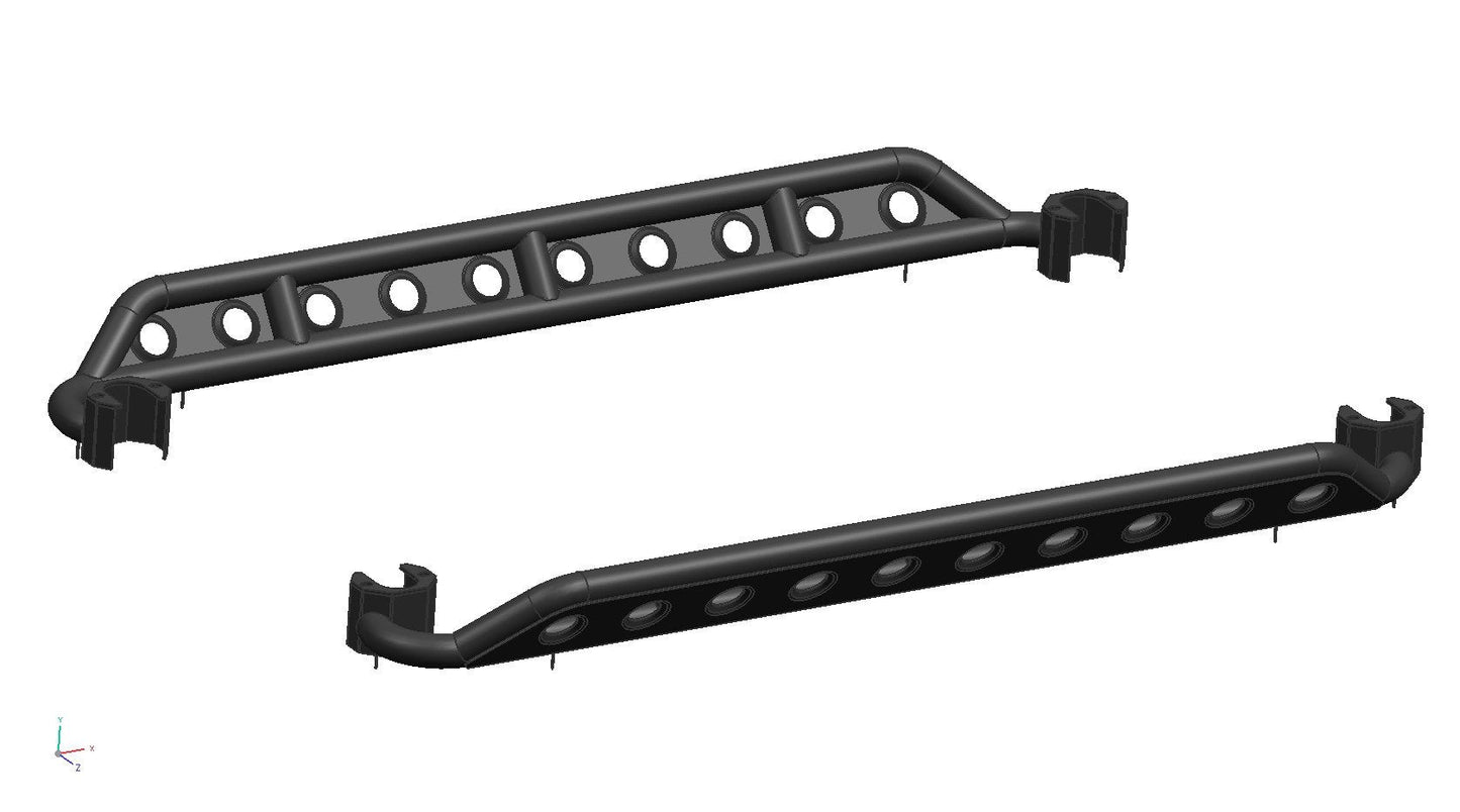 2007-18 Jeep JK 4 Door Tubular Rock Sliders-DV8 Offroad