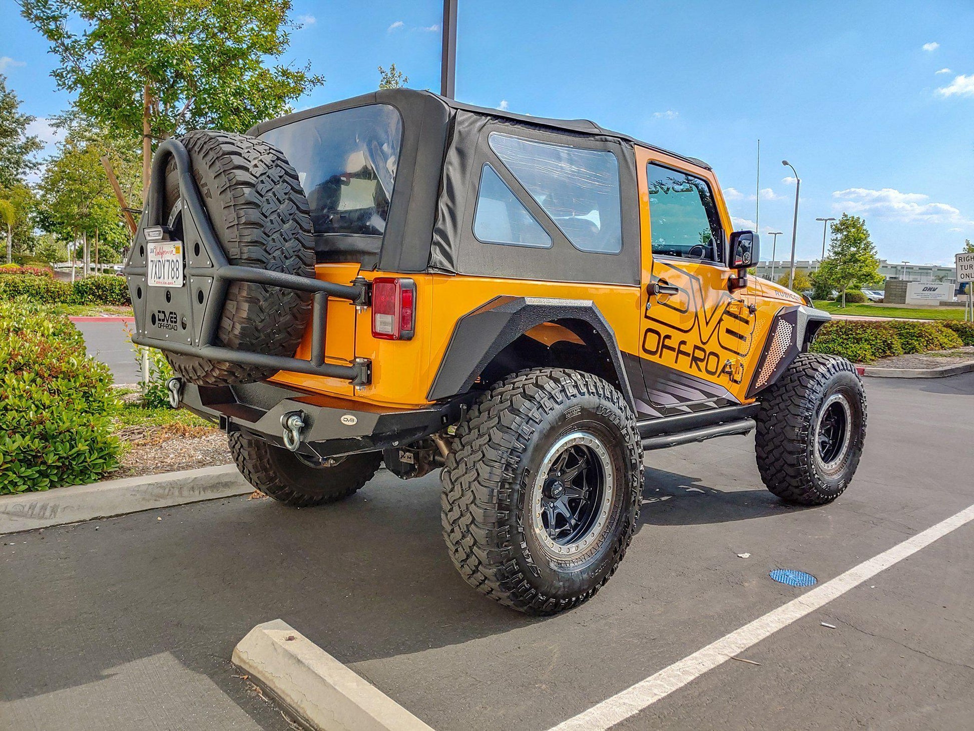 2007-18 Jeep JK Armor Fender Flares | Front & Rear-DV8 Offroad