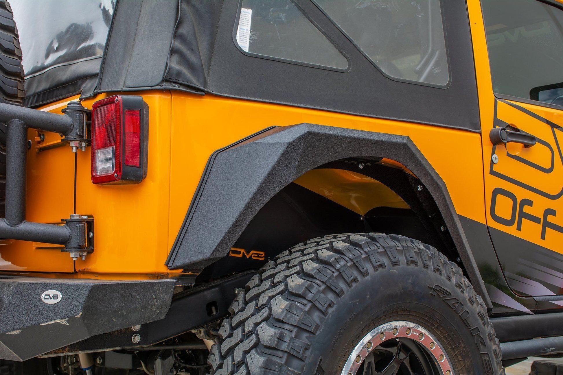 2007-18 Jeep JK Armor Fender Flares | Front & Rear-DV8 Offroad