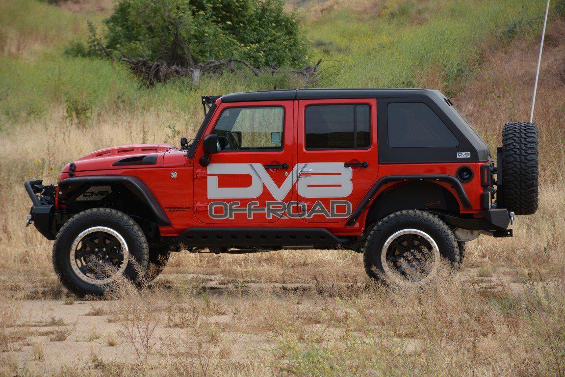 2007-18 Jeep JK Heat Dispersion Hood-DV8 Offroad