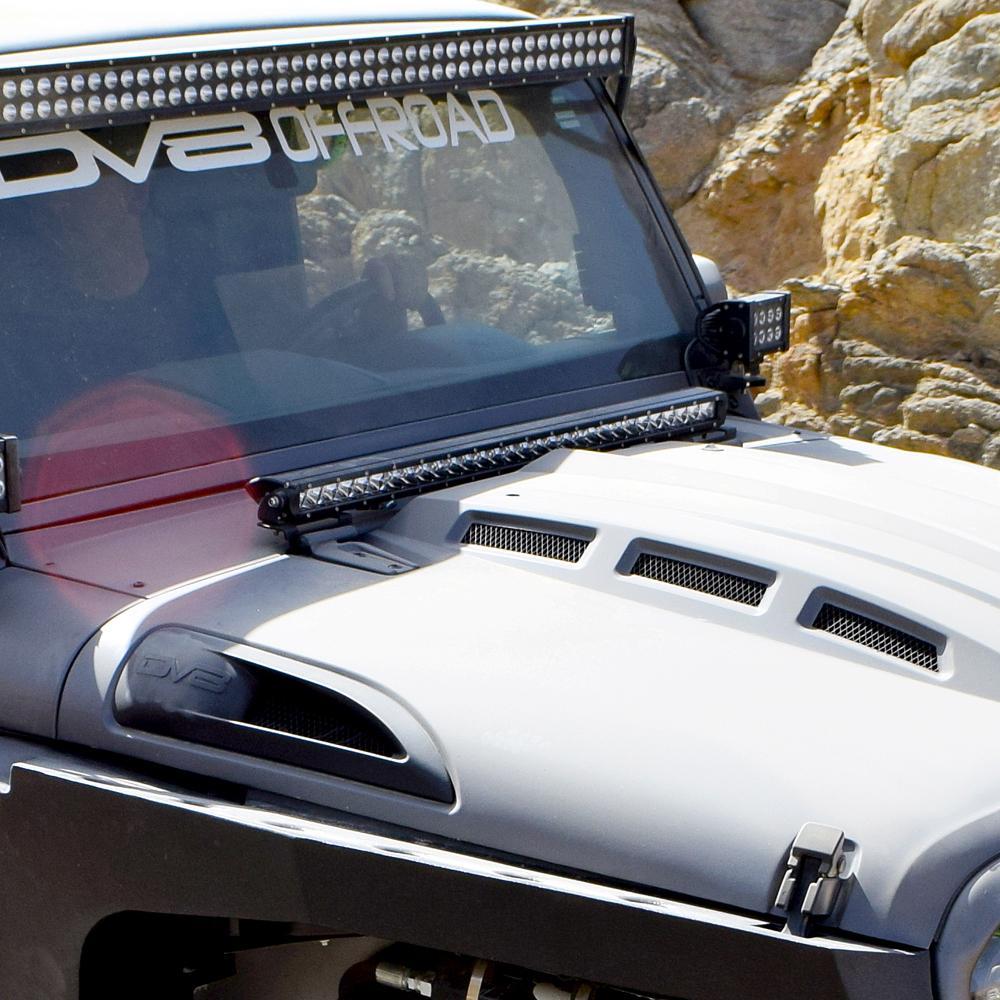 2007-18 Jeep JK Hood Cowl Bracket-DV8 Offroad