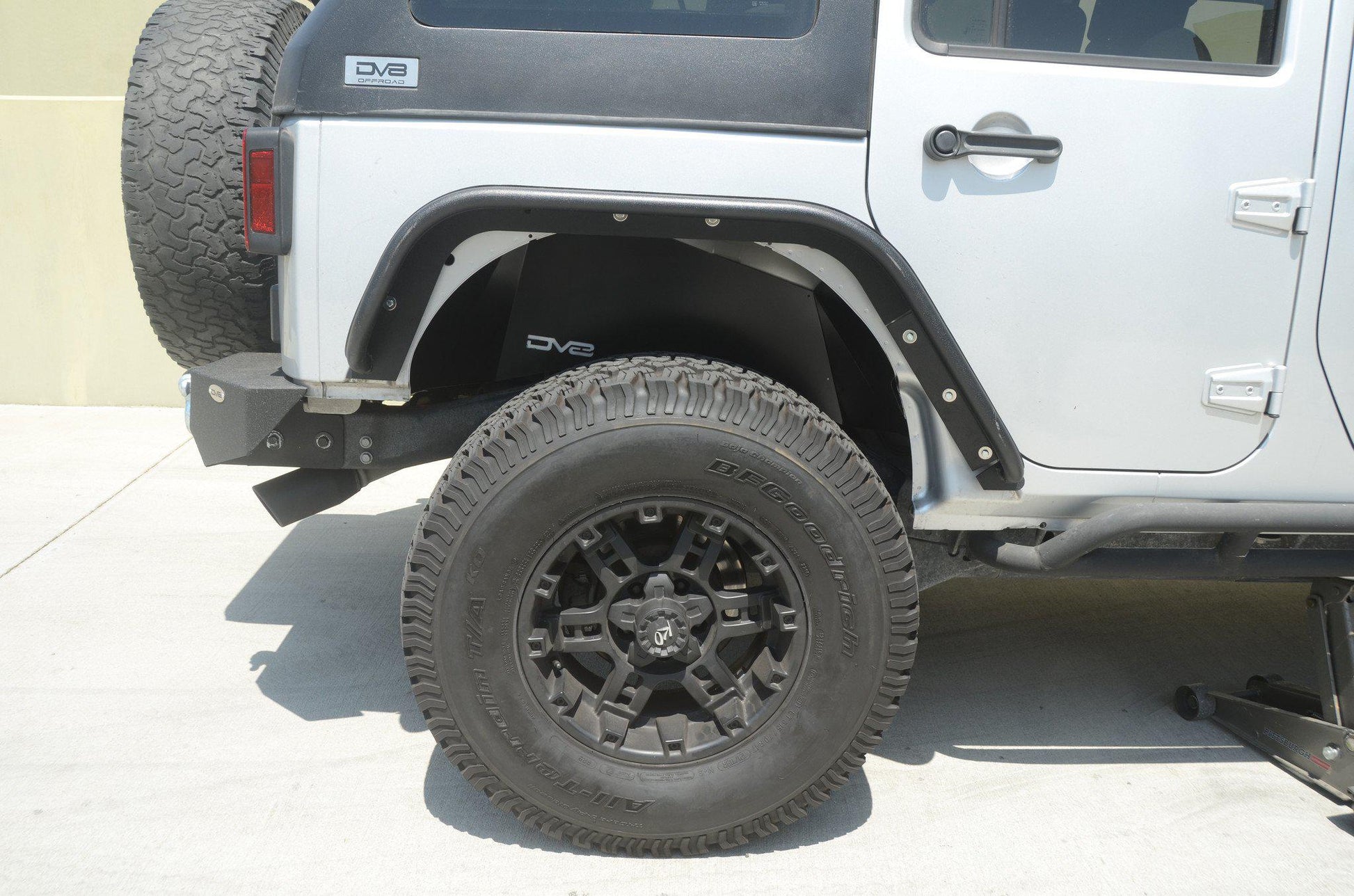 2007-18 Jeep JK Rear Inner Fenders | Black or Raw-DV8 Offroad