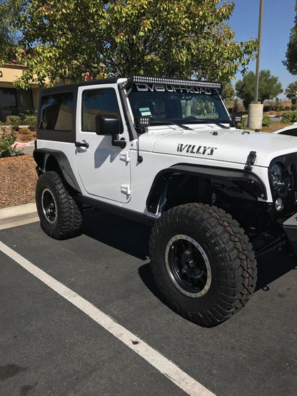 2007-18 Jeep JK Slim Fender Flares | Front & Rear-DV8 Offroad