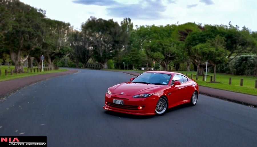 2007 2008 Hyundai Tiburon NIA Front Splitter Lip ABS Plastic