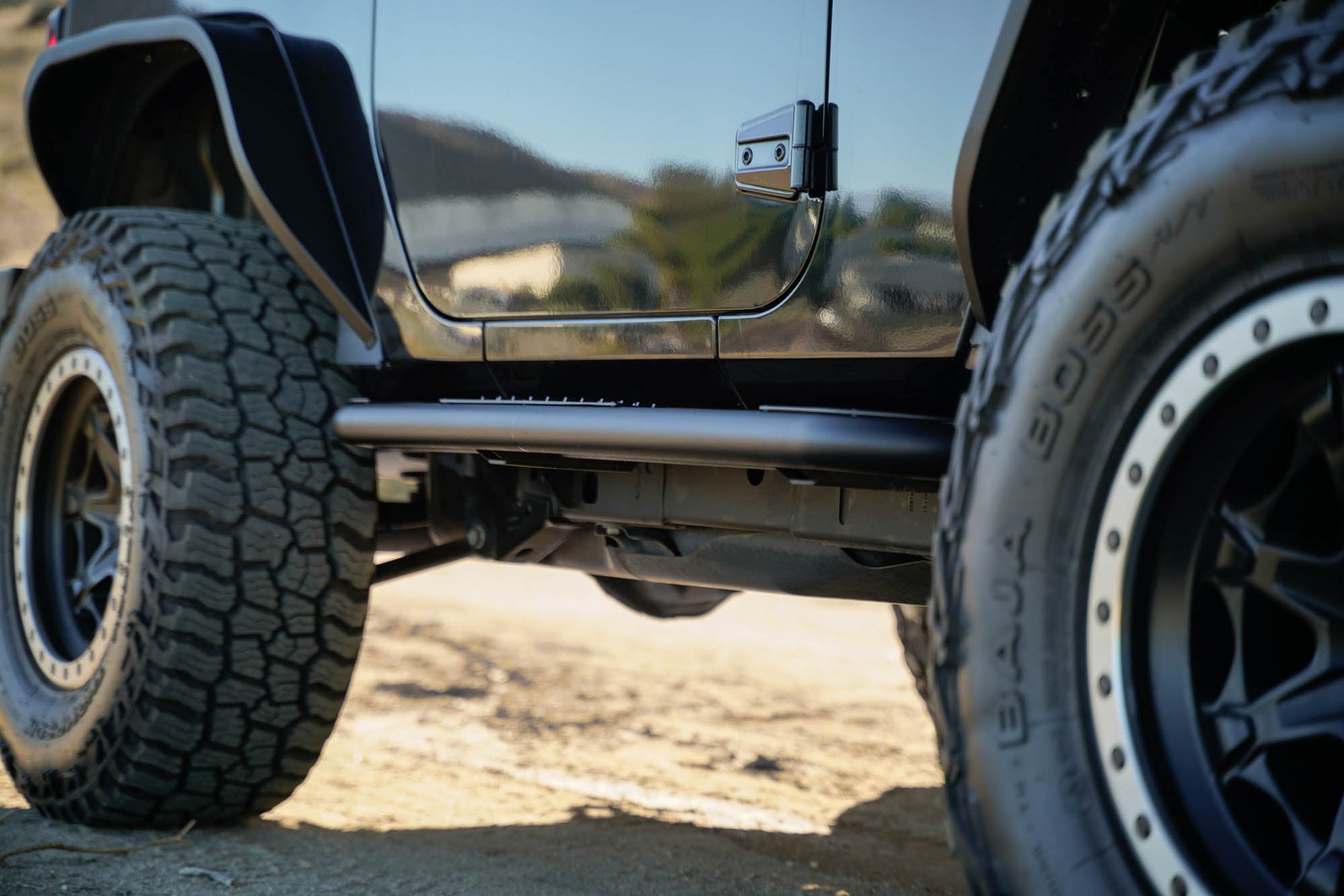 Fitment of the OE Plus Side Steps for the 2007-2018 2-Door Jeep Wrangler JK