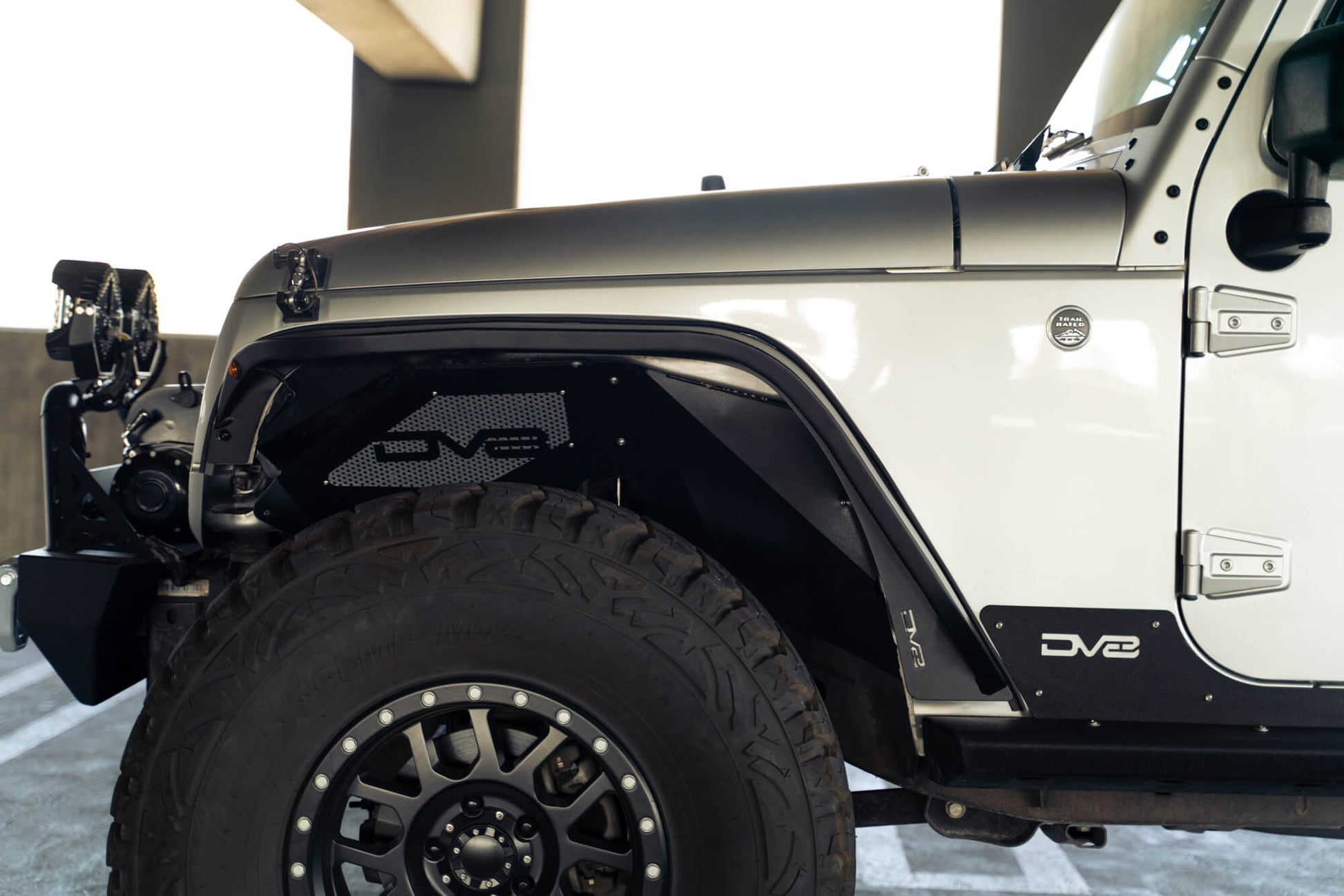 Slim Fender Flares for the 2007-2018 Jeep Wrangler JK, Profile