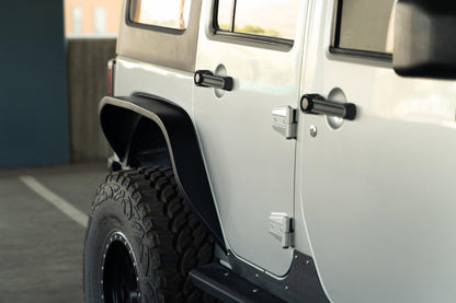 Slim Fender Flares for the 2007-2018 Jeep Wrangler JK, rear fender
