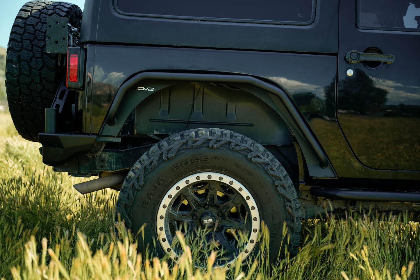 Rear Spec Series Fender Flares for the 2007-2018 Jeep Wrangler JK