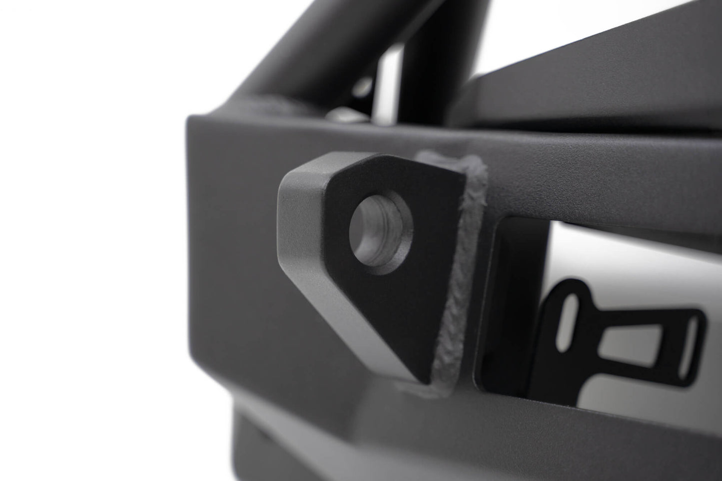 D-Ring mounting points on the 2007-2023 Jeep Wrangler JK/JL & Gladiator JT FS-1 Series Stubby Front Bumper