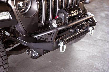 2007-2023 Jeep Wrangler JK/JL & Gladiator JT FS-1 Series Stubby Front Bumper With emphasis on the logo cutout