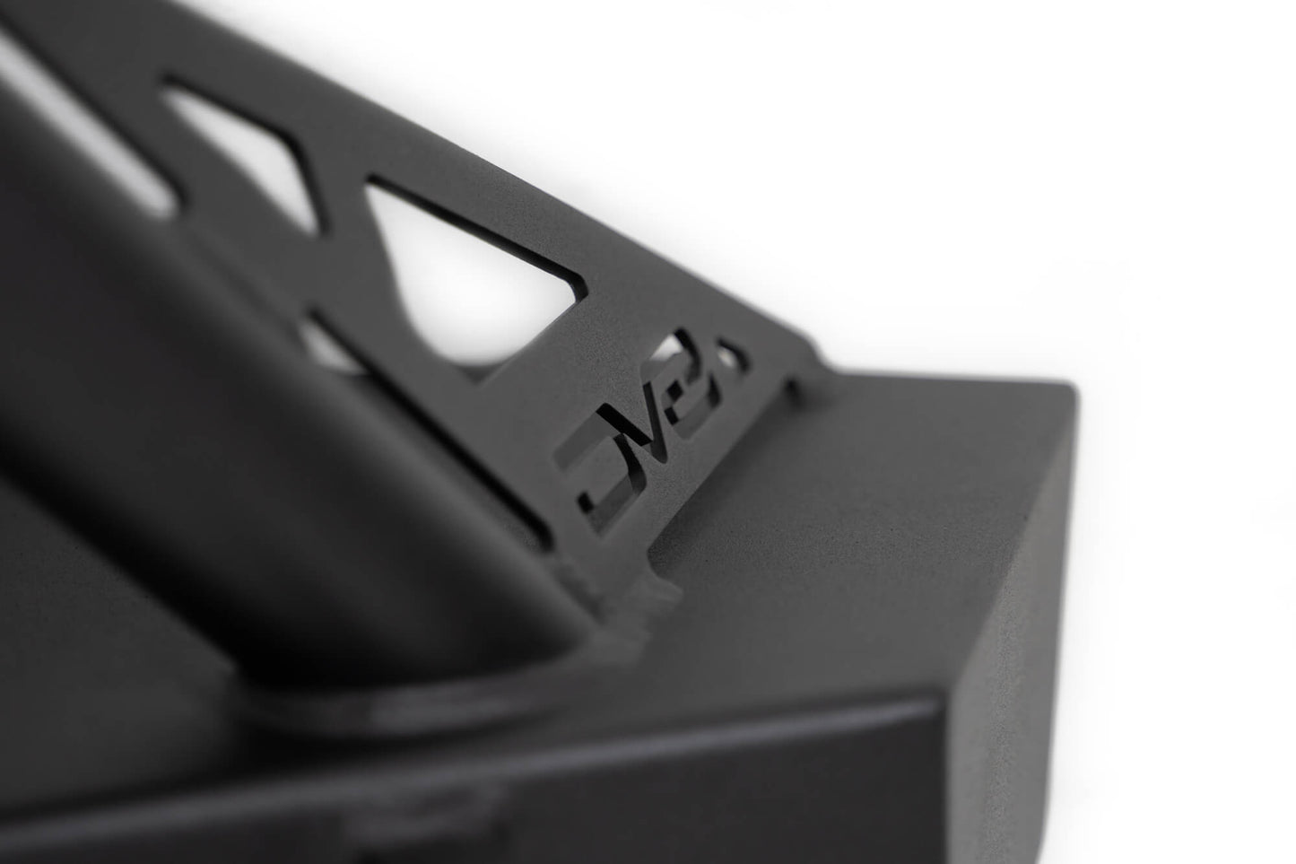 DV8 Logo on FS-15 Series Front Bumper for Jeep JK, JL, and JT - Studio